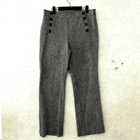 LOFT 6 WOMENS BLACK CAREER BUSINESS BOSS LADY STAPLE PIECE MINIMALIST DRESS PANT - Picture 1 of 8